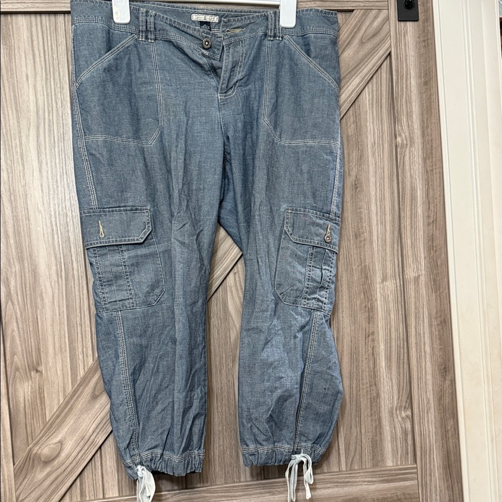 Tommy Hilfiger slate blue Cargo Capris